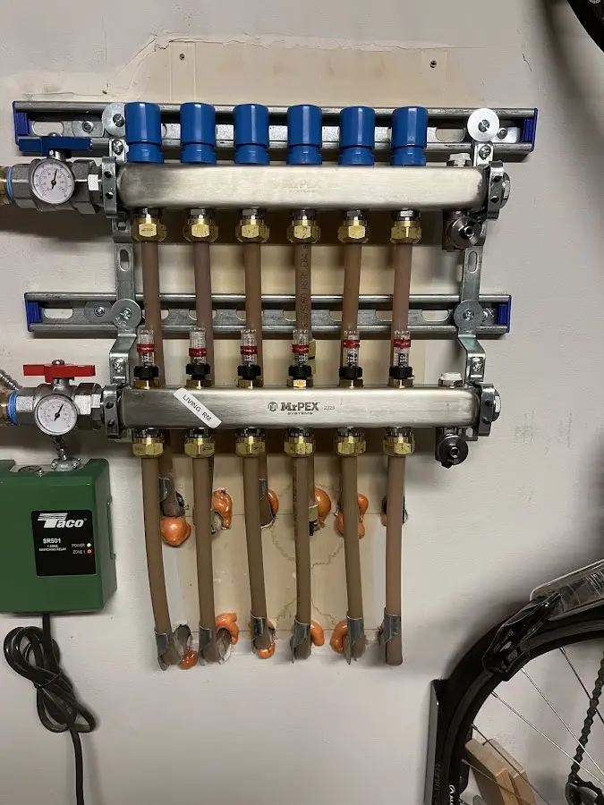 Plumber performing Leak Detection at a residential property in Tomahawk